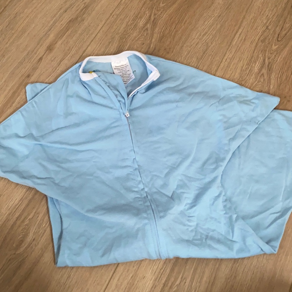 Small blue Zipadee-Zip sleep sack